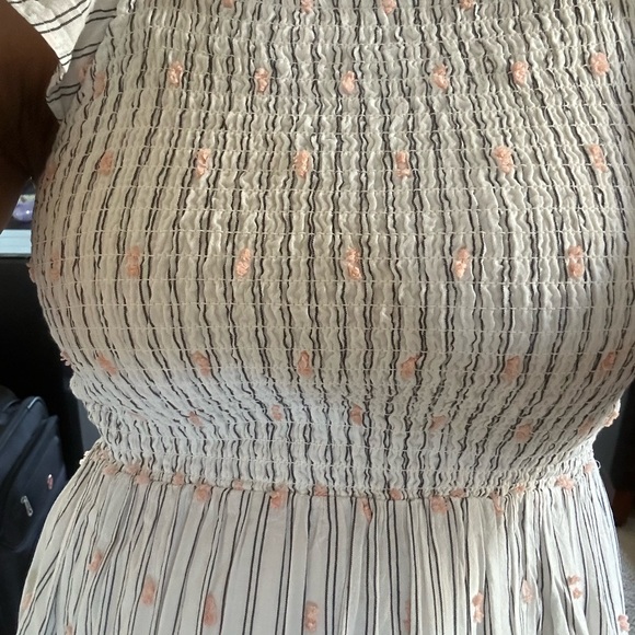 Loft cotton summer midi dress in striped pattern - Picture 4 of 6